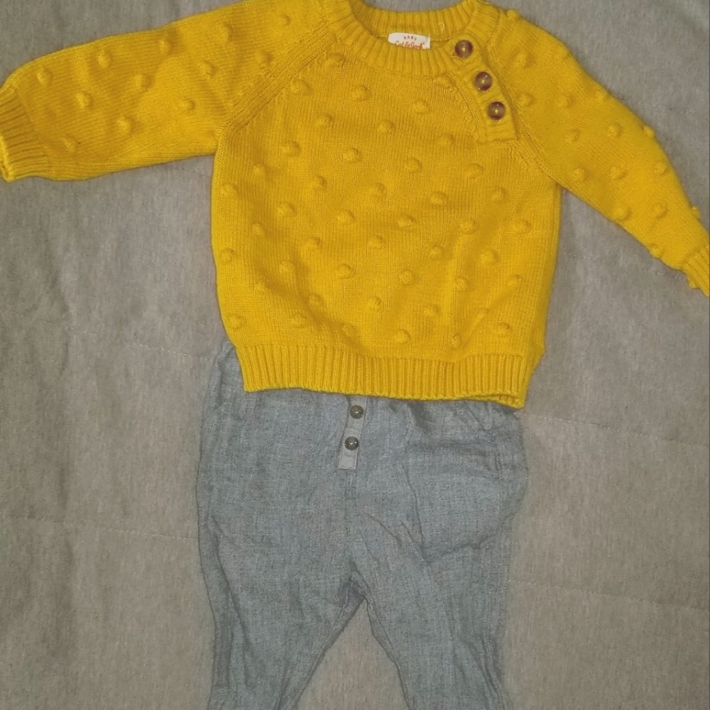 Cat and Jack sweater and pants
